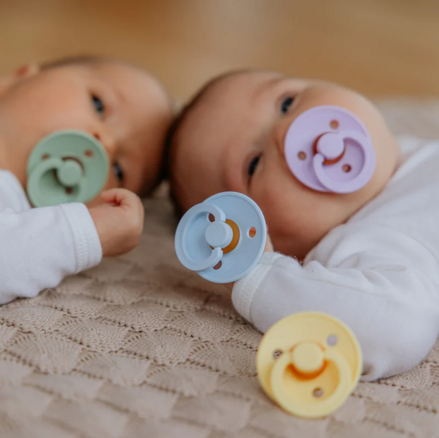 BIBS čiulptukų rinkinys 1 dydis (0 - 6 mėn.) Sunshine / Violet (Copy)