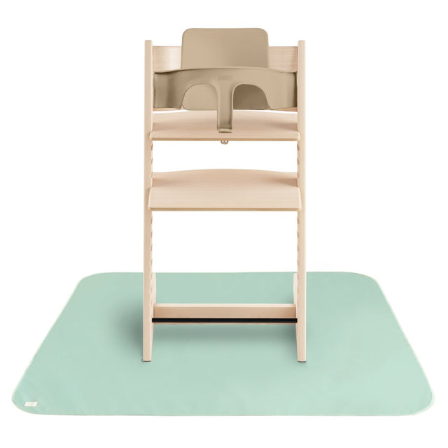 Mushie grindų kilimėlis po kūdikių maitinimo kėdute (Roman Green)