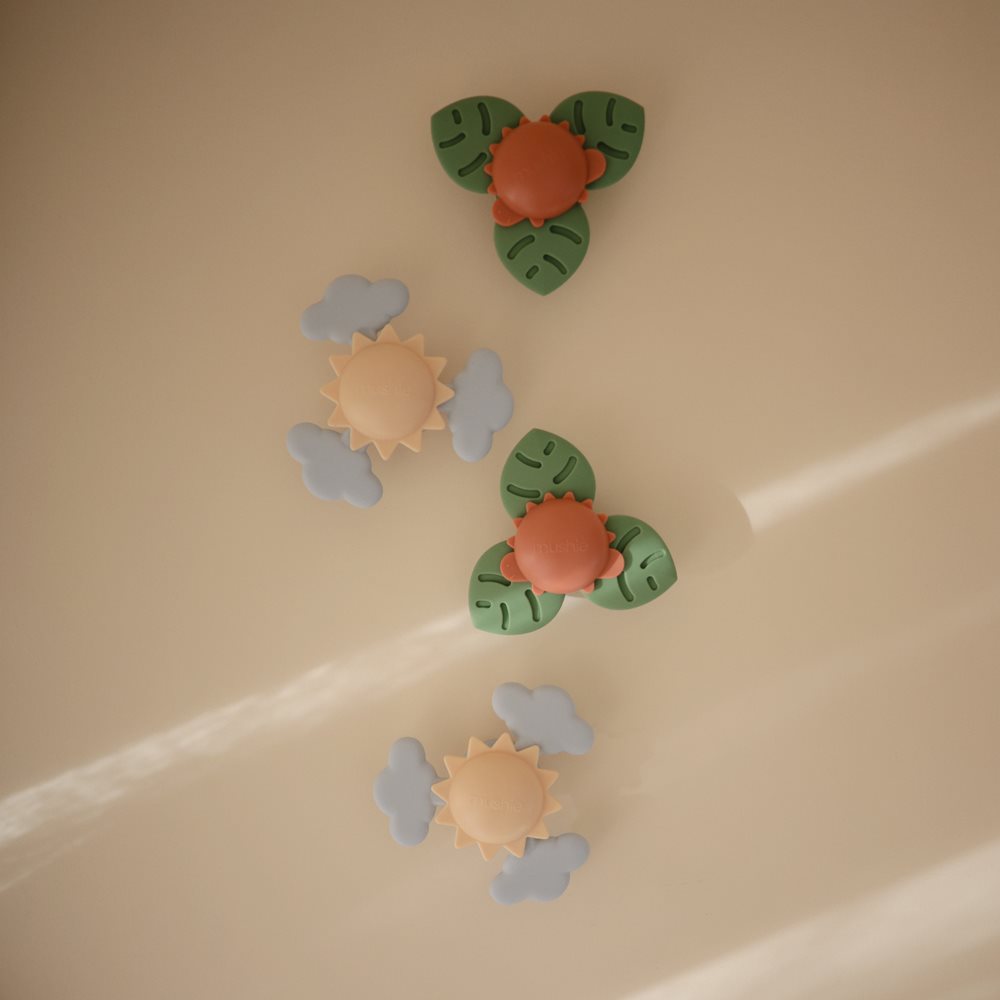 Mushie prilimpantis sukamasis žaislas (spinner) Dino