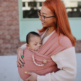 Mushie čiulptuko laikiklis Luna Blush