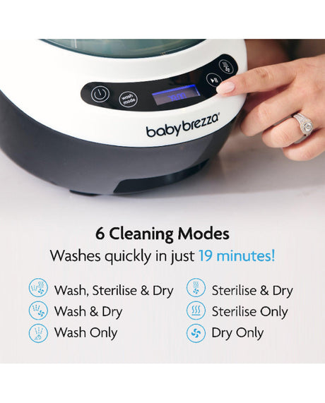 Baby Brezza Bottle Washer Pro buteliukų plovimo įrenginys white
