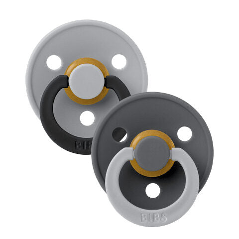 BIBS čiulptukų rinkinys 2 dydis (6 - 18 mėn.) Fusion Cloud Iron Mix