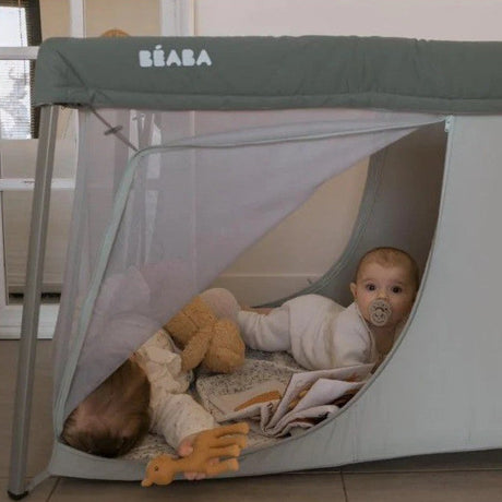 BEABA 3 in 1 kelioninė lovelė maniežas Eazy Sleep, Mineral Grey