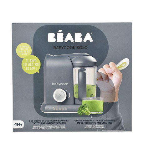 BEABA Babycook Solo 4in1 trintuvas-garintuvas, tamsiai pilkas