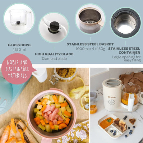 Beaba Babycook Neo trintuvas-garintuvas, Clay Earth