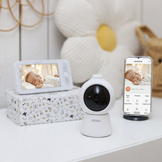 BEABA Zen Smart AI Video kūdikio monitorius su kamera ir programėle