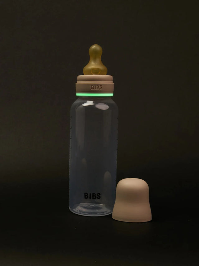 BIBS šviečiantis plastikinis buteliukas nuo dieglių 270 ml Glow Vanilla