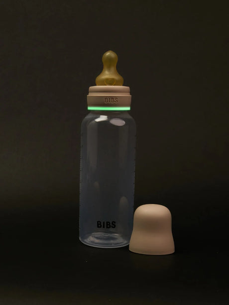 BIBS šviečiantis stiklinis buteliukas nuo dieglių 240 ml Glow Vanilla