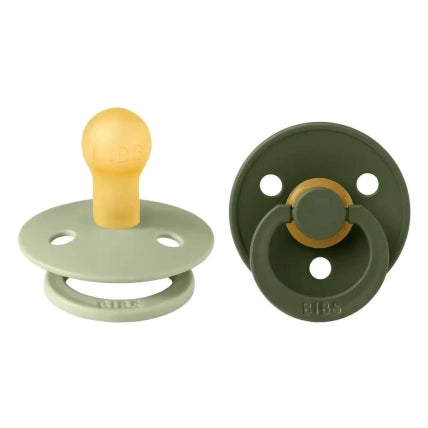 BIBS čiulptukų rinkinys 1 dydis (0 - 6 mėn.) Sage/Hunter Green