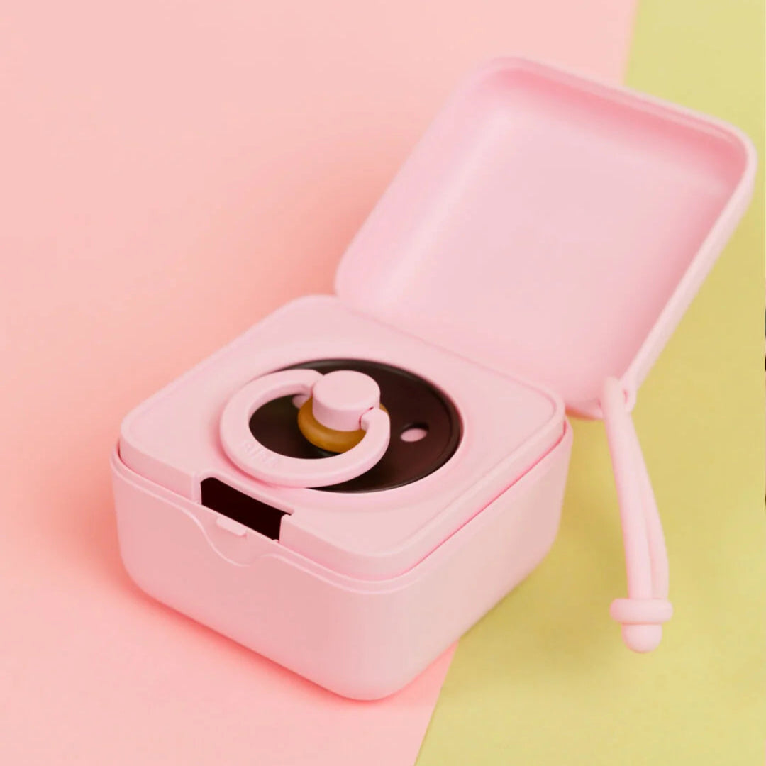 BIBS čiulptuko dėklas - užkandžių dėžutė Baby Pink