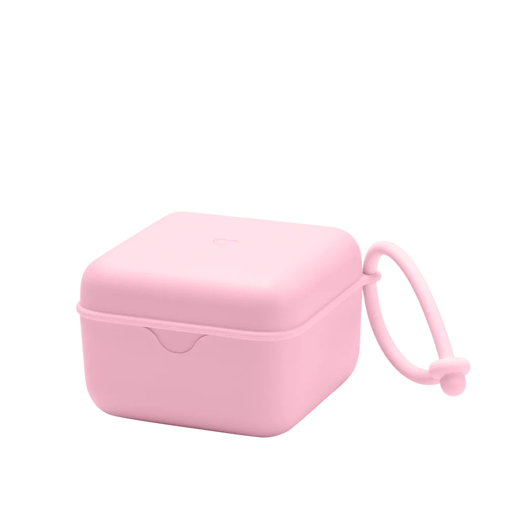 BIBS čiulptuko dėklas - užkandžių dėžutė Baby Pink