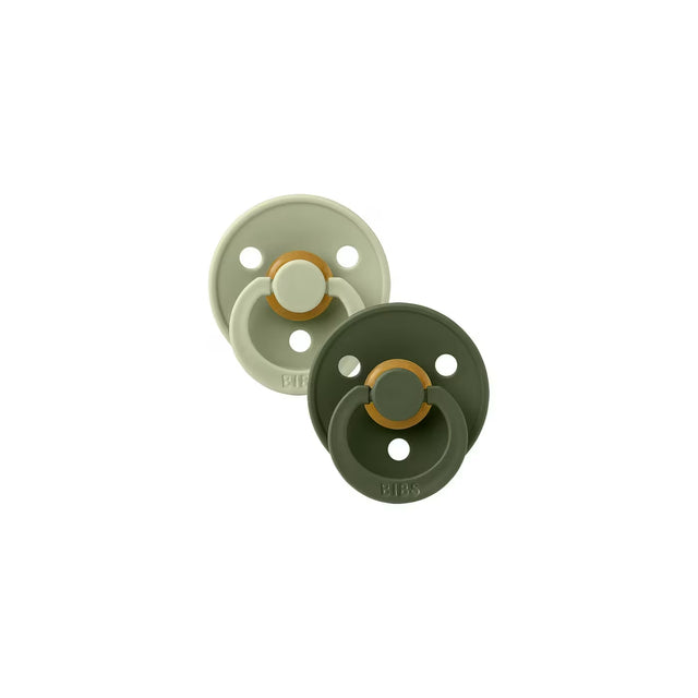 BIBS čiulptukų rinkinys 1 dydis (0 - 6 mėn.) Sage/Hunter Green