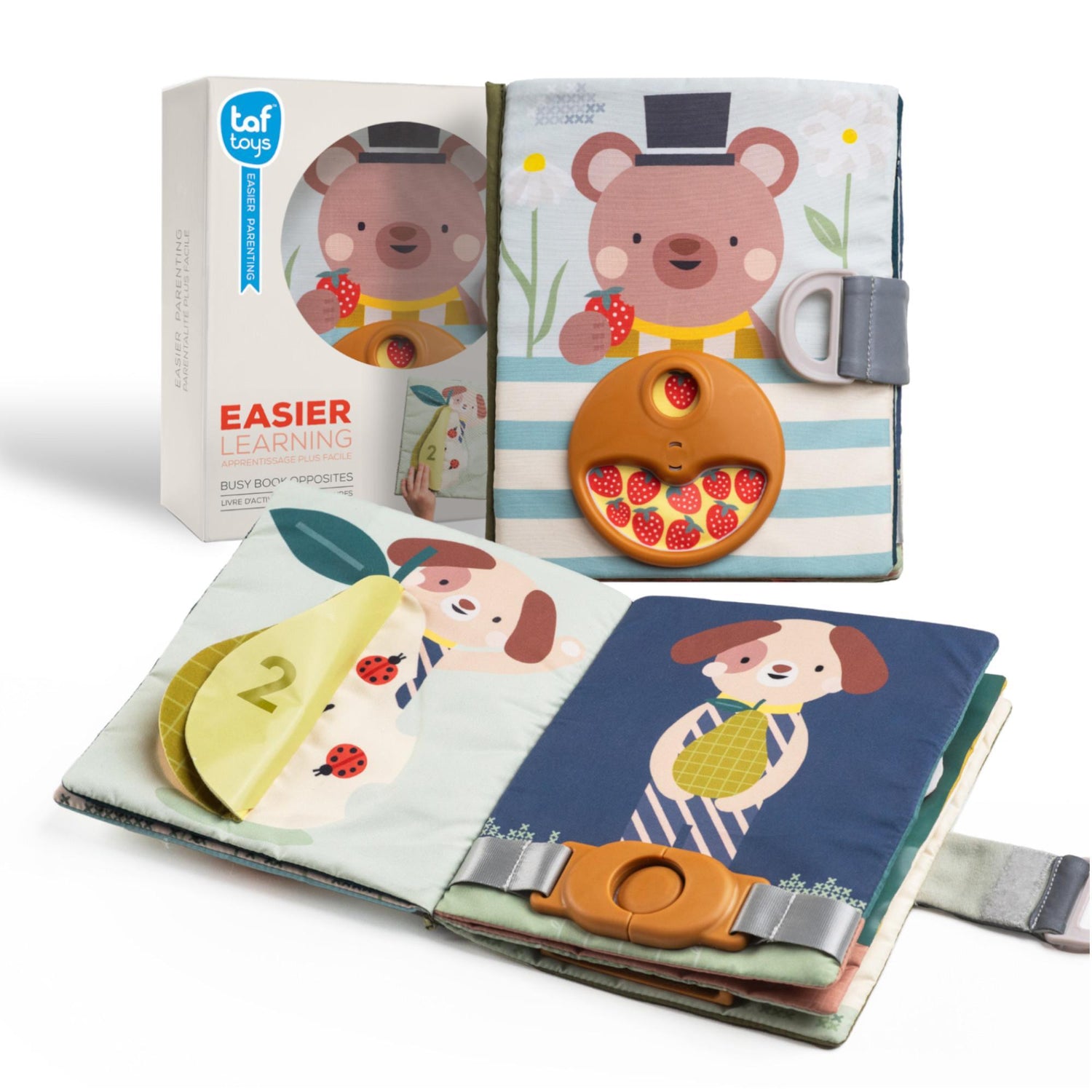 Taf Toys kahepoolne pehme raamat väikelastele "Lugu"