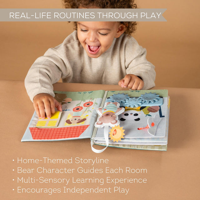 Taf Toys lavinamoji užimtumo knygelė My Home Busy Book, 18 mėn.+