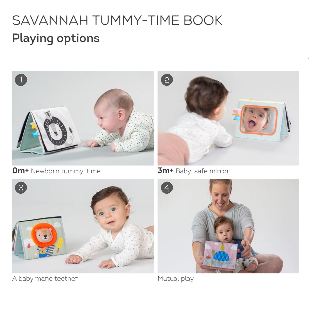 Taf toys lavinamoji knygelė Savannah