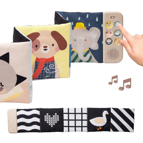 Taf Toys kahepoolne pehme raamat väikelastele "Lugu"