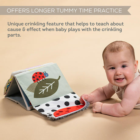Taf toys lavinamoji knygelė Tummy time Sensory book