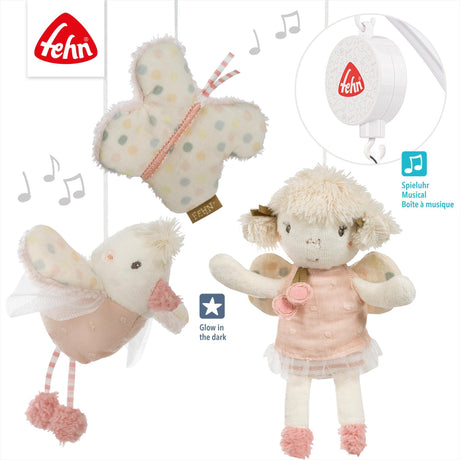 Fehn muzikinė karuselė šviečianti tamsoje LAND Pink