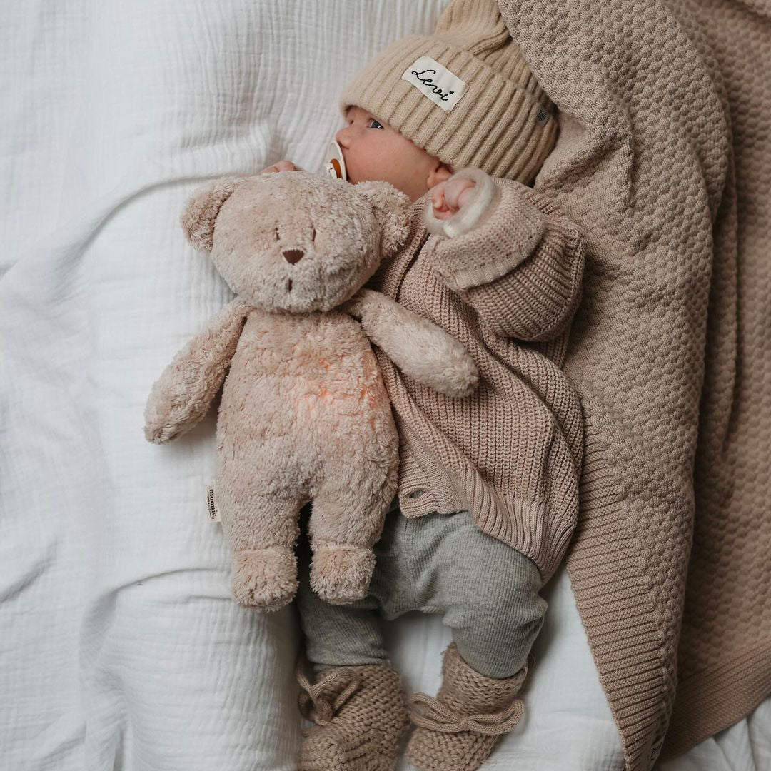 Naujasis Moonie organinis migdukas  meškutis (Rose Bear 2024)