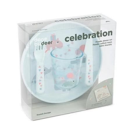 Done by Deer Foodie dinner set Celebration rinkinys babybaby.lt