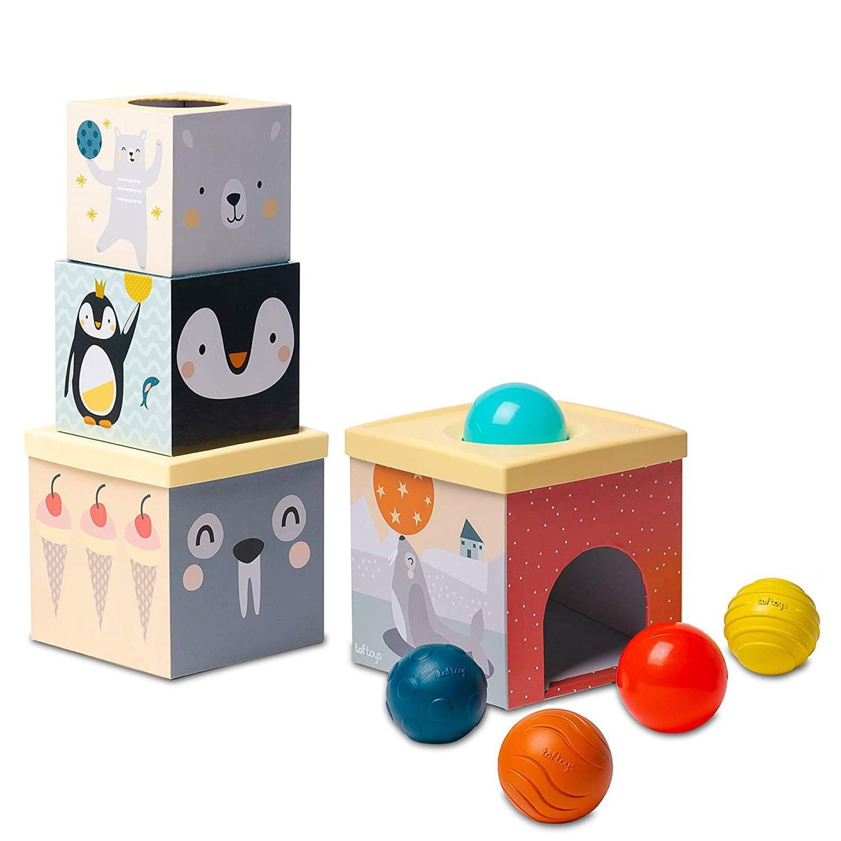 Taf Toys kahepoolne pehme raamat väikelastele "Lugu"