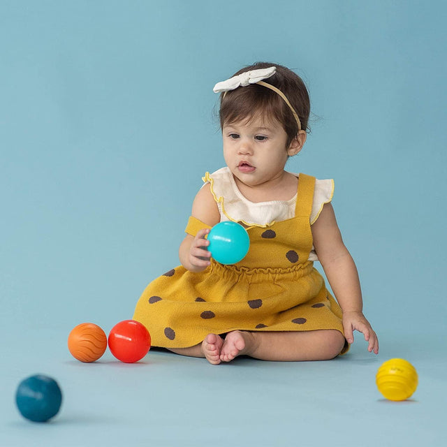 Taf Toys lavinamasis žaislas kubų bokštas North Pole Ball Drop Stacker