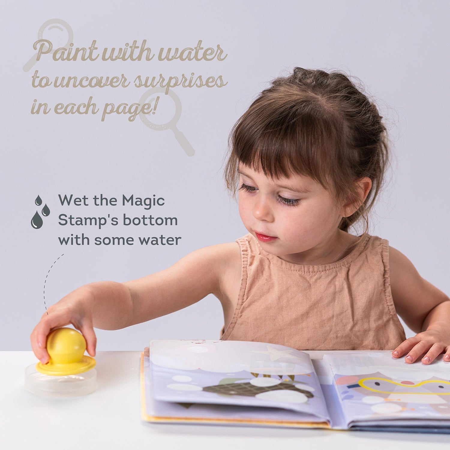 Taf toys lavinamoji vandens spalvinimo knygelė Peek-A-Boo