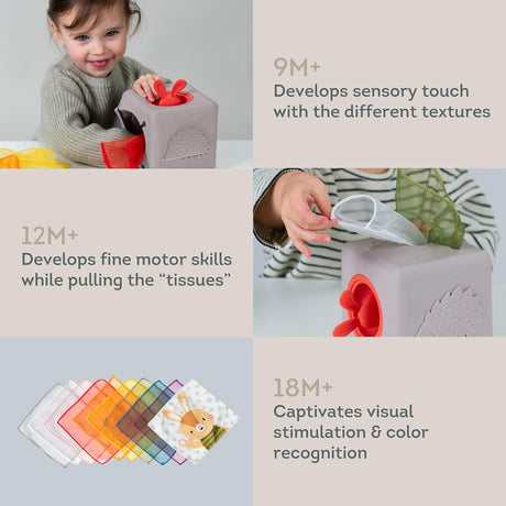 Taf Toys kahepoolne pehme raamat väikelastele "Lugu"