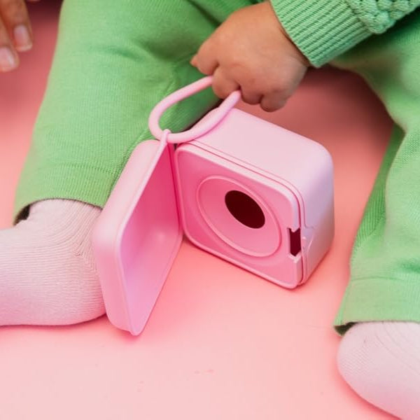 BIBS čiulptuko dėklas - užkandžių dėžutė Baby Pink