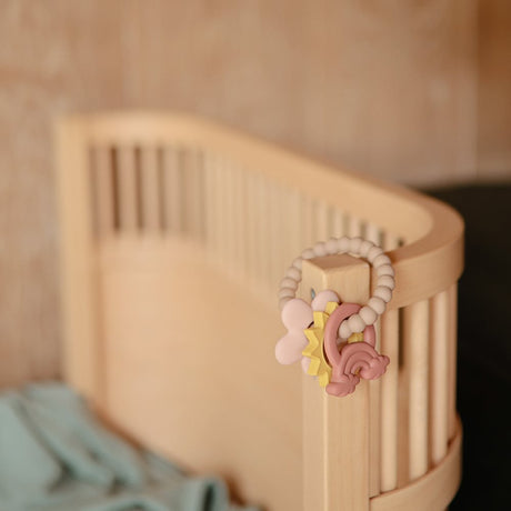 Mushie kramtukas - dantų masažo žiedas (Nature)