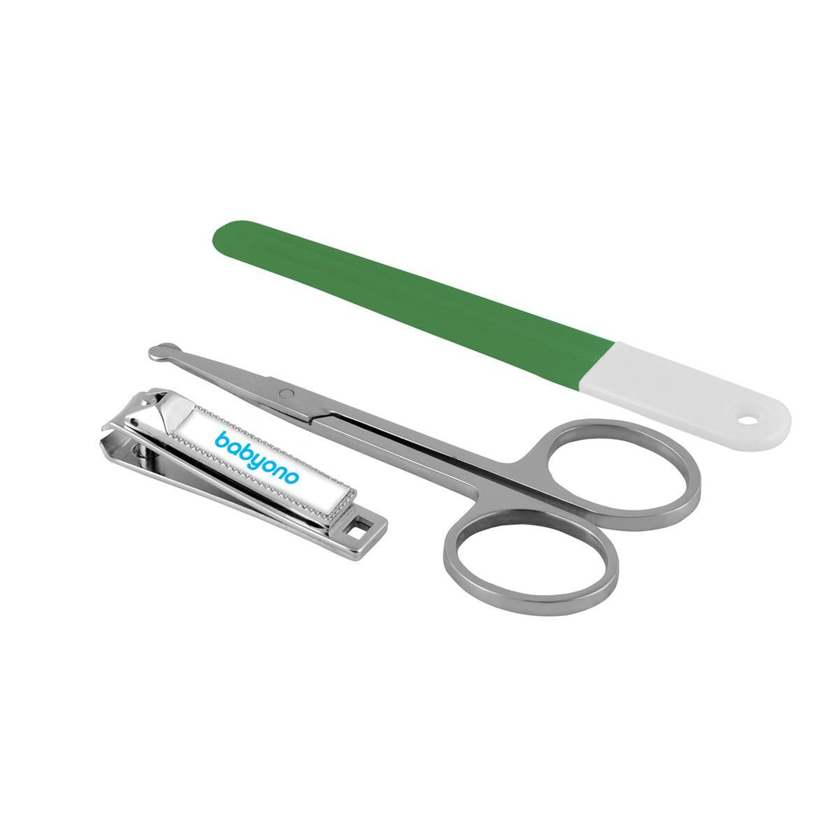 BabyOno bērnu manikīra komplekts (zaļš)