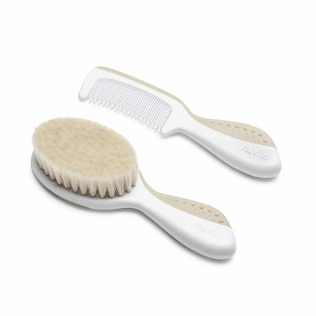 Nuvita kūdikio higienos ir priežiūros rinkinys su skaitmeniniu termometru Beige