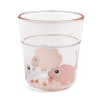 Done by Deer vaikiška stiklinė Glass L Tiny farm Powder (180 ml)
