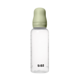 BIBS plastikinis buteliukas nuo dieglių 270 ml (Sage) pilnas komplektas