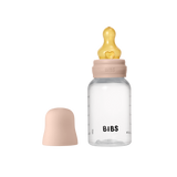 BIBS plastikinis buteliukas nuo dieglių 150 ml (Blush) pilnas komplektas
