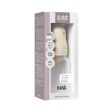 BIBS plastikinis buteliukas nuo dieglių 150 ml (Ivory) pilnas komplektas