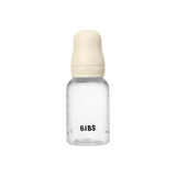 BIBS plastikinis buteliukas nuo dieglių 150 ml (Ivory) pilnas komplektas