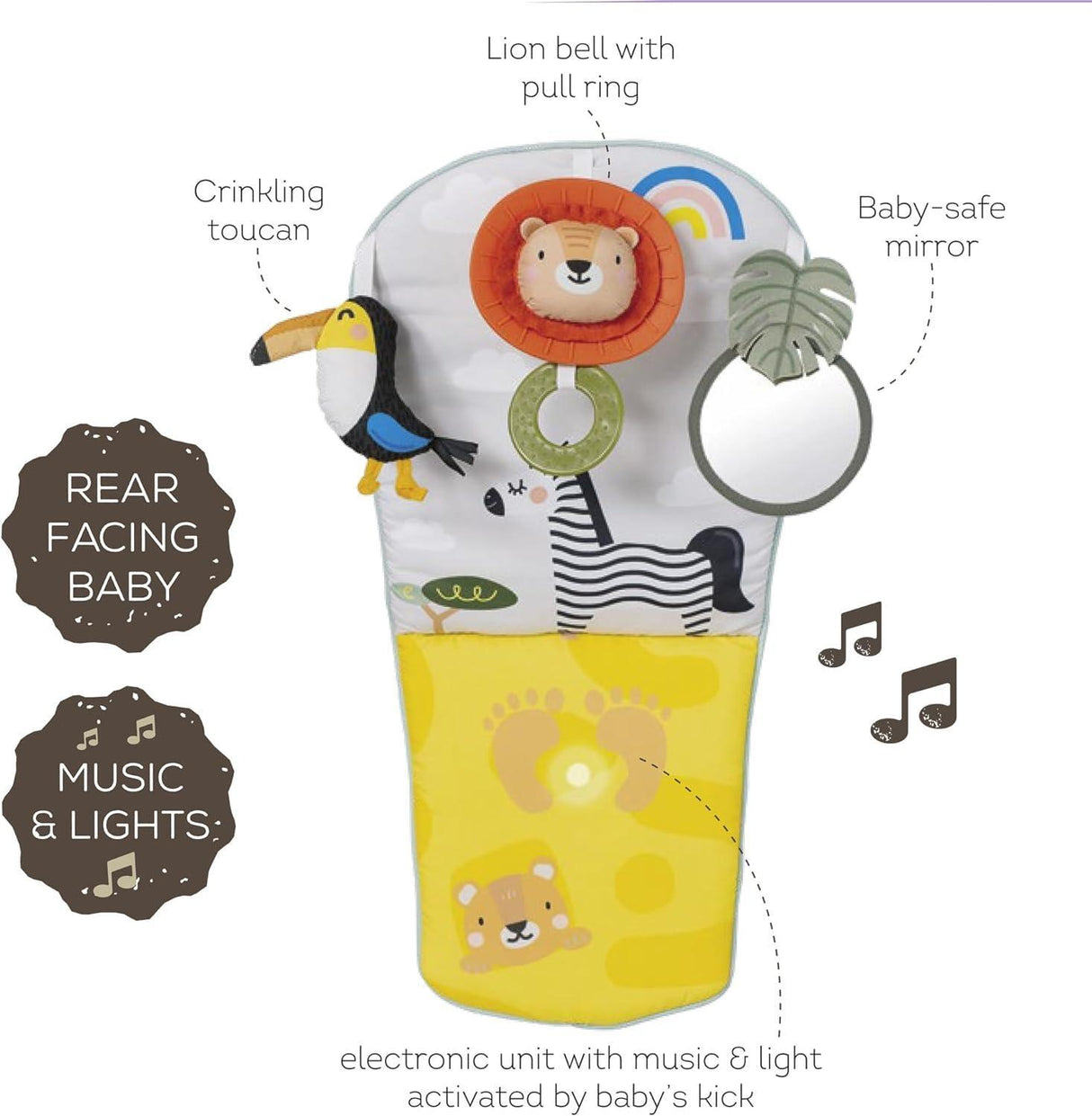 Taf Toys žaislas automobiliui Savannah Play & Kick