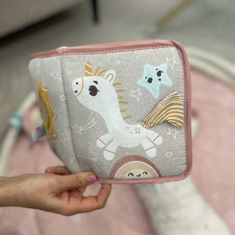 Tiny Love minkšta lavinamoji knygelė kūdikiui Minkšta knygelė Unicorn