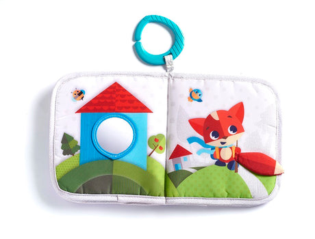 Tiny Love minkšta lavinamoji knygelė kūdikiui Minkšta knygelė Where Do I Travel Meadow Days