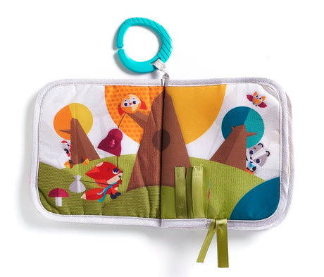 Tiny Love minkšta lavinamoji knygelė kūdikiui Minkšta knygelė Where Do I Travel Meadow Days