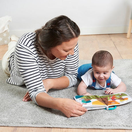 Tiny Love minkšta lavinamoji knygelė kūdikiui Minkšta knygelė Where Do I Travel Meadow Days