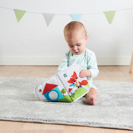 Tiny Love minkšta lavinamoji knygelė kūdikiui Minkšta knygelė Where Do I Travel Meadow Days