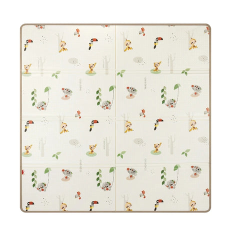 Tiny Love Boho Chic XL dvipusis sulankstomas lavinamasis putų kilimėlis, 150×150 cm, 0 mėn.+
