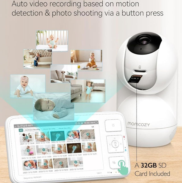 Momcozy videoauklė 5.5 colių Full HD BM03