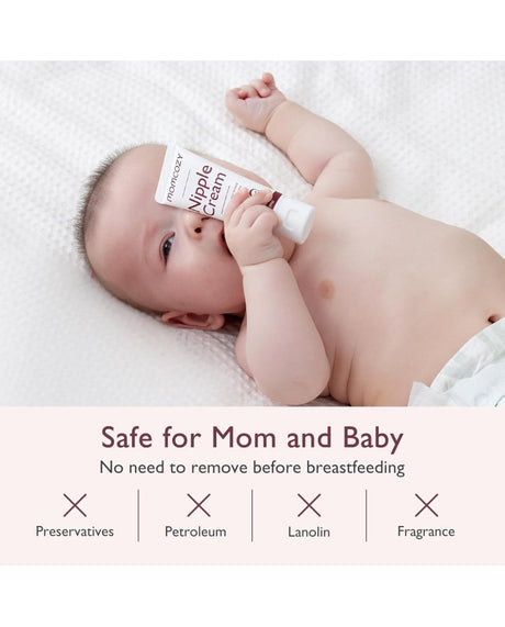 Momcozy 100 % natūralus, veganiškas, be lanolino spenelių kremas (30 ml)