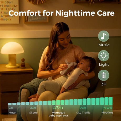 Momcozy 2in1 elektrinis nosies aspiratorius su purkštuku BreezyClear