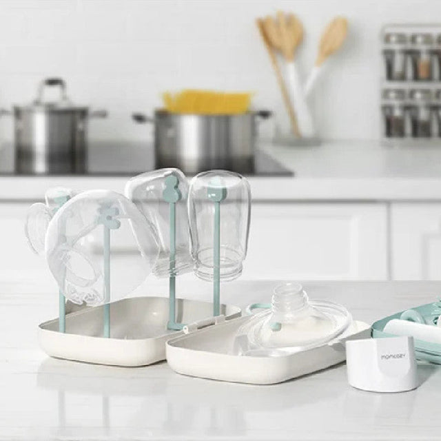 Momcozy 7 in 1 kūdikio buteliukų valymo rinkinys, žalias