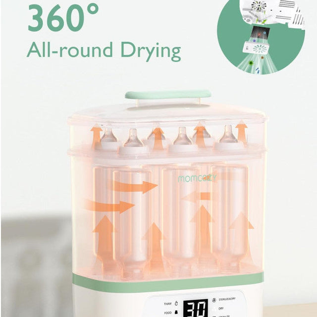 Momcozy 8-in-1 elektrinis garų buteliukų sterilizatorius kūdikiams