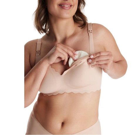 Carriwell bezšuvju māsu krūšturis / Original Nursing Bra Blue-Pink 